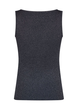 Talia glitter knit top Midnight Blue Neo Noir 